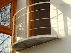 Balkon mit Geländer Balkon mit Geländer